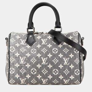 Louis Vuitton Grey Monogram Jacquard Denim Speedy Bandouliere 25 Handbag
