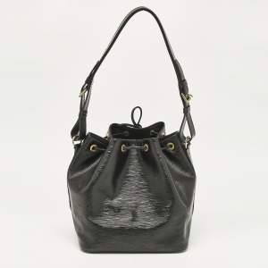 Pre Owned Louis Vuitton Black Epi Leather Petit Noe Bag