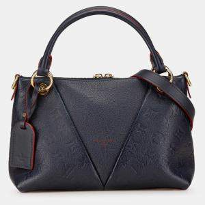 Louis Vuitton Dark Blue Monogram Empreinte Leather V BB Tote Bag