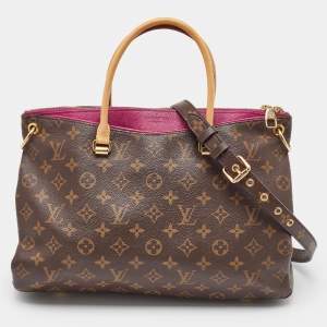 Louis Vuitton Amethyste Monogram Canvas Pallas MM Bag