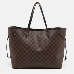 Louis Vuitton Damier Ebene Canvas Neverfull GM Bag