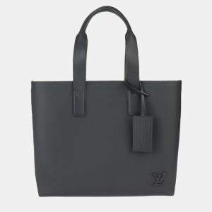 Louis Vuitton Black Leather Pilot Tote Bag