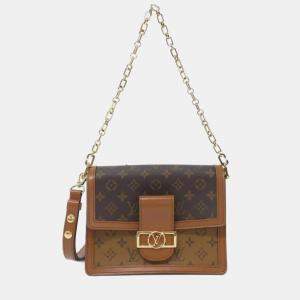 Louis Vuitton Monogram Reverse Dauphine MM Shoulder Bag
