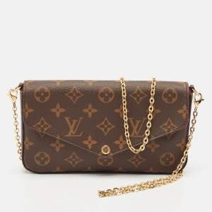Pre Owned Louis Vuitton Monogram Canvas Felicie Pochette Bag