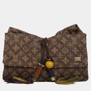 Louis Vuitton Coconut Monogram Metisse African Queen Clutch 