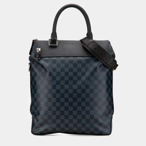 Louis Vuitton Navy Blue Damier Cobalt Canvas Greenwich Top Handle Bag