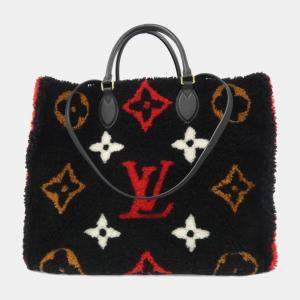 Pre Owned Louis Vuitton Rogue Monogram Teddy OnTheGo GM Tote Bag