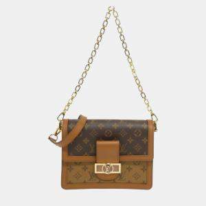 Louis Vuitton Monogram Reverse Dauphine MM Shoulder Bag