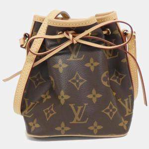 Louis Vuitton Brown Canvas Monogram Nano Noe Shoulder Bag