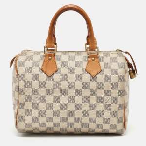 Louis Vuitton Damier Azur Canvas Speedy 25 Bag