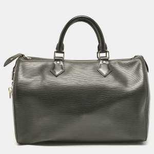 Louis Vuitton Black Epi Leather Speedy 30 Bag