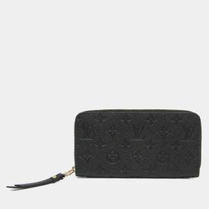 Louis Vuitton Monogram Empreinte Long Wallet Noir