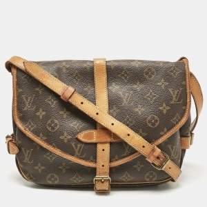 Louis Vuitton Monogram Canvas Sofia Coppola Flore Saumur 30 Bag