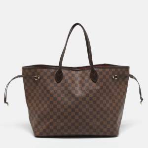 Louis Vuitton Damier Ebene Canvas Neverfull GM Bag