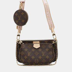 Louis Vuitton Multi Pochette Accessoires Rose Claire Monogram