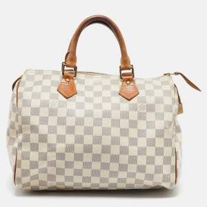 Louis Vuitton Damier Azur Canvas Speedy 30 Bag