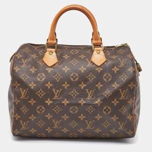 Louis Vuitton Monogram Canvas Speedy 30 Bag