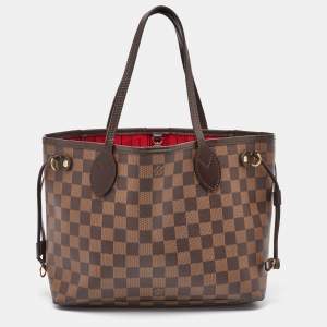 Louis Vuitton Damier Ebene Canvas Neverfull PM Bag