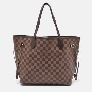 Louis Vuitton Damier Ebene Canvas Neverfull MM Bag
