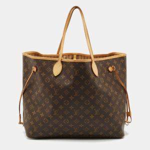 Pre Owned Louis Vuitton Monogram Canvas Neverfull GM Bag