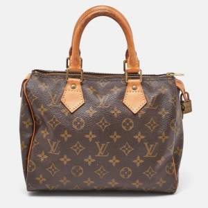 Pre Owned Louis Vuitton Monogram Canvas Speedy 25 Bag