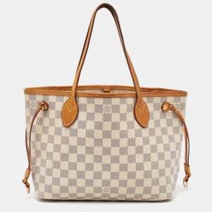 Louis Vuitton Damier Azur Canvas Neverfull PM Bag