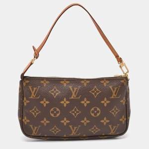 Pre Owned Louis Vuitton Monogram Canvas Pochette Accessoires Bag