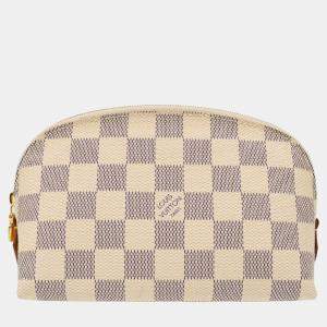 Louis Vuitton Damier Azur Pochette Cosmetic PM Pouch 