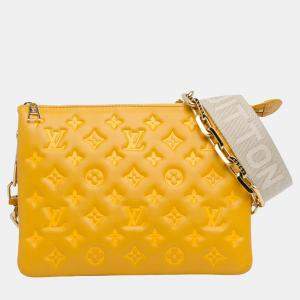 Louis Vuitton Yellow Monogram Coussin PM Bag
