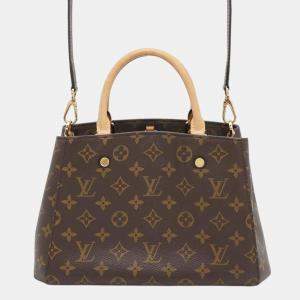 Louis Vuitton Brown Monogram Canvas Montaigne BB Satchel Bag