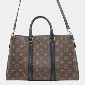 Louis Vuitton Brown Monogram Soufflot MM Satchel Bag