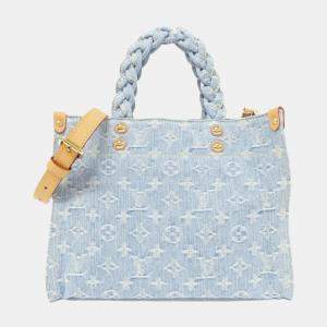 Louis Vuitton Blue Monogram Denim Let Go Handbag