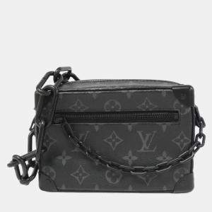 Louis Vuitton Black Monogram Eclipse Canvas Mini Soft Trunk Shoulder Bag