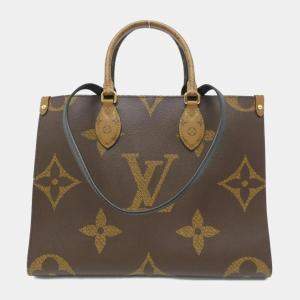 Louis Vuitton Brown Monogram Giant Canvas OnTheGo MM Handbag