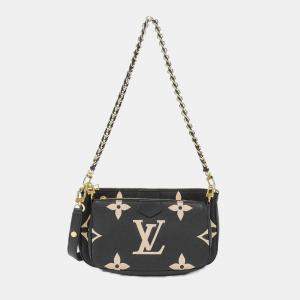Louis Vuitton Beige Monogram Empreinte Leather Multi Pochette Accessoires Shoulder Bag