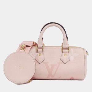 Louis Vuitton Rose Monogram Empreinte Leather By The Pool Papillon BB Shoulder Bag