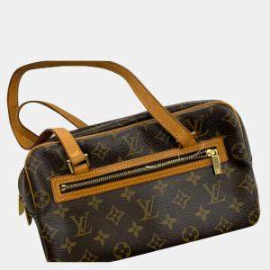 Pre Owned Louis Vuitton Brown Monogram Cite Mm Bag