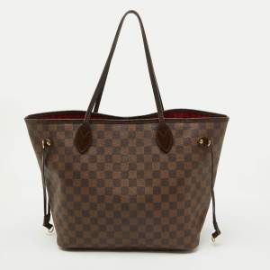 Louis Vuitton Damier Ebene Canvas Neverfull MM Bag