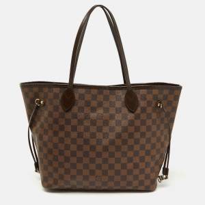 Louis Vuitton Damier Ebene Canvas Neverfull MM Bag