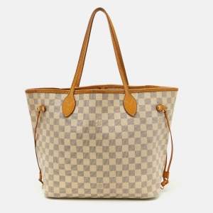 Louis Vuitton Damier Azur Canvas Neverfull MM Bag