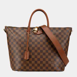 Louis Vuitton Brown Damier Ebene Canvas Belmont MM Tote Bag