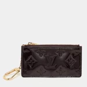 Louis Vuitton Burgundy Patent Leather Cles Purse