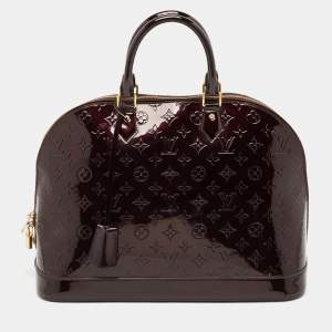 مملوكة مسبقًا Louis Vuitton Amarante Monogram Vernis Alma GM Bag