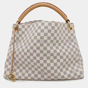 Louis Vuitton Beige Damier Azur Artsy MM Shoulder Bag