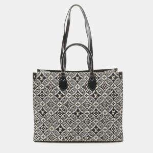 Louis Vuitton Black Canvas Since 1854 OnTheGo GM Bag
