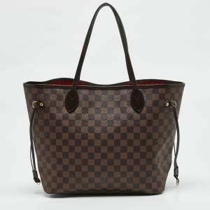 Louis Vuitton Damier Ebene Canvas Neverfull MM Bag