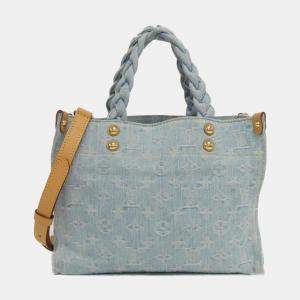 Louis Vuitton Blue Monogram Denim By The Pool Let Go Tote Bag