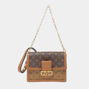 Louis Vuitton Monogram Reverse Dauphine MM Shoulder Bag

