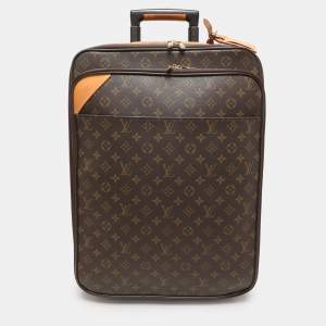 Louis Vuitton Monogram Canvas Business Pegase Legere 55 Luggage