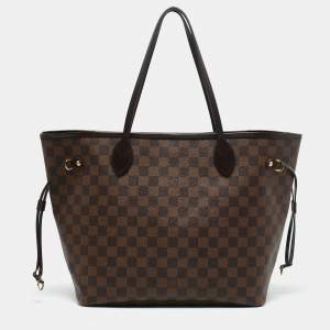 Louis Vuitton Damier Ebene Canvas Neverfull MM Bag
